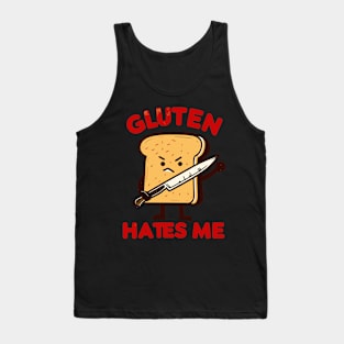 Kawaii Gluten Hates Me Tank Top